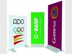 display publicitario enrollables banners